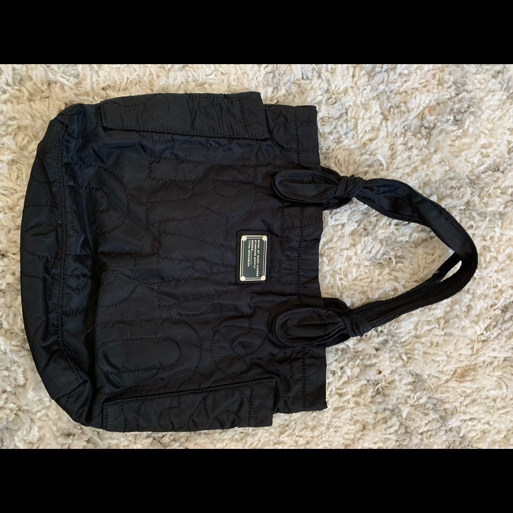 Marc by Marc Jacobs black quilted tote bag